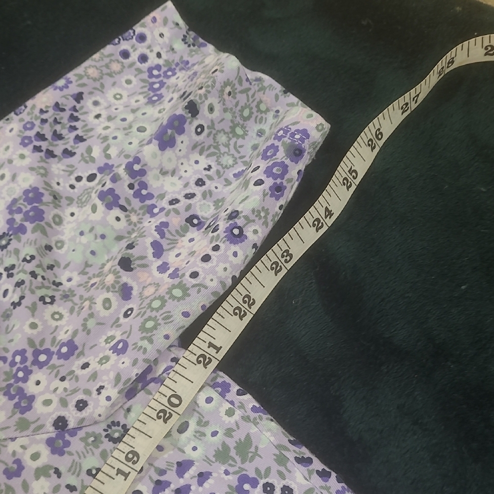 🚨2/$20🚨    LANDS END purp/white Floral Dress. Short Sleeve NWOT Condition - Picture 5 of 10